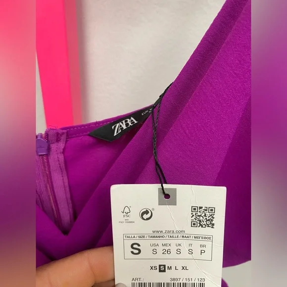 NWT Zara CUT OUT LONG JUMPSUIT Sz S - Picture 10 of 11